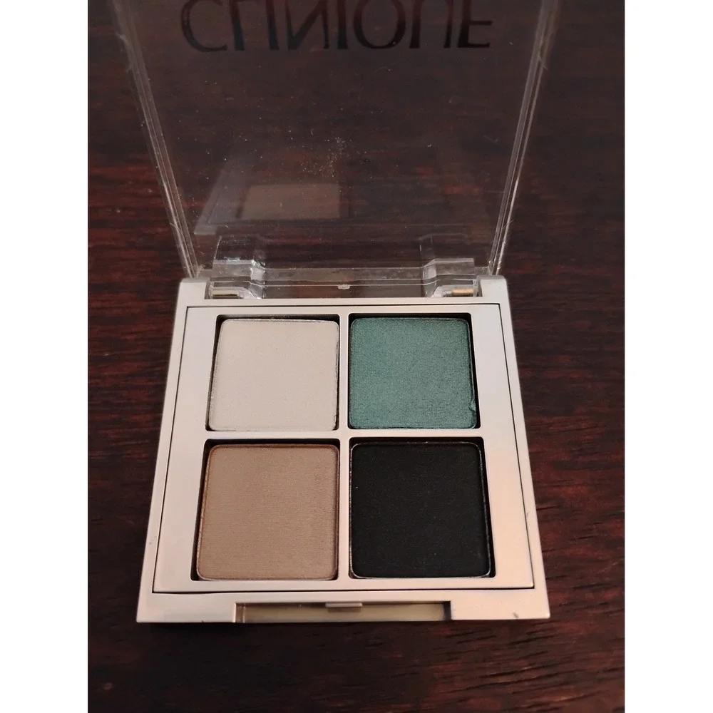 Clinique All About Shadow Quad Eyeshadow Palette Sugar Cane Galaxy Foxier Jenna